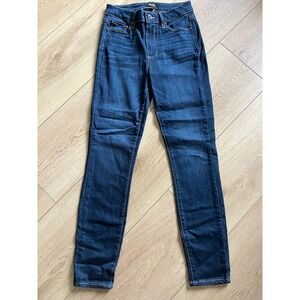 PAIGE Hoxton Ankle Skinny Jeans Dark Wash Women's Size 24